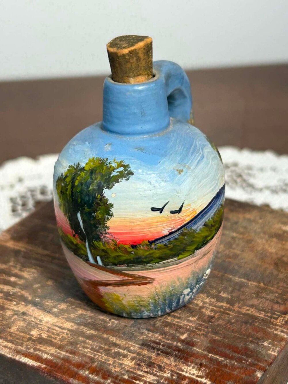 Texas Pottery Miniature Crock Jug